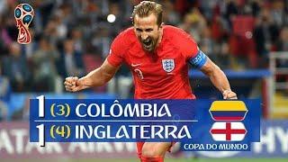 Colômbia 1x1 Inglaterra (3-4) Copa do Mundo 2018