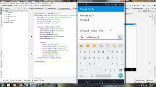 smart reply in android app using firebase ml kit | Machine Learning |android tutorial