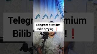 Telegram premium ni oʻchirish! #telegram #shortvideos #telegramsirlari  #telegrampremium