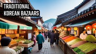 Traditional markets in Korea | Ayurvedic and medicinal markets in Korea | Big open market