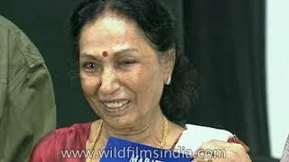 Veteran actress Lalita Pawar at Marathi Film Festival