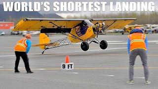 STOL Competition - World Record Shortest Landing 9 Feet 5 Inches