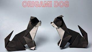 “Easy Origami Dog  Tutorial: Create Your Own Paper Pup!”쉬운 종이접기 개 튜토리얼: 나만의 종이 강아지를 만들어보세요!