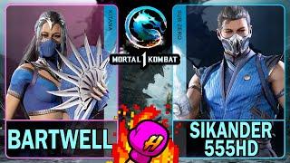 MK1 Bartwell (KITANA) VS Sikander555HD (SUB-ZERO)Mortal Kombat 14K 60ᶠᵖˢ