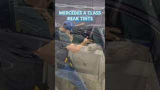 Mercedes A Class Rear Tints @Evix Tint Studio #MercedesTint #BenzAClass #TintedWindows  #TintedBenz