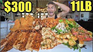 "EVERYONE FAILS" UNBEATABLE SEAFOOD CHALLENGE (BIGGEST SEAFOOD CHALLENGE EVER) | Crab, Shrimp, Tuna