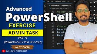 How to Get Running and Stopped Services Using PowerShell | PowerShell Admin Tasks