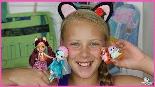 New ENCHANTIMALS DOLLS with Animal Friends Toy Unboxing! So Cute!!