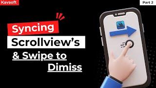 Syncing ScrollView's + Swipe To Dismiss | Photos App Interaction | Part - 2 | SwiftUI | iOS 17