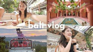 Bali Travel Vlog  3.30am sunrise ATV , aesthetic spa lots of food, local life morning markets 