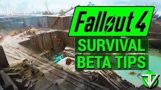 FALLOUT 4: Top 5 Tips For SURVIVAL MODE Beta! (Beginner’s Guide to Survival Overhaul)