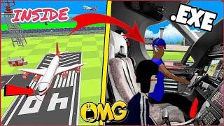 Going inside the red plane ️  in dude theft wars | New update dude theft wars 2024