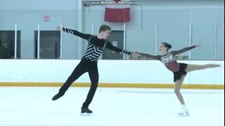 Camille Perreault - William St-Louis SP Junior Pairs Minto Summer Skate 2019