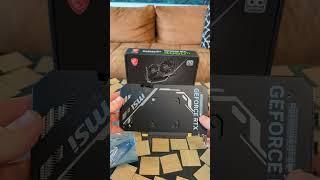 MSI RTX 4060 TI 16GB | Unboxing | INSTALL | TEST | #shorts #rtx4060ti #benchmark #unboxing