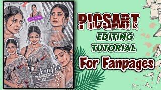 PicsArt Editing Tutorial For Fanpages | Fanpages Editing | Urooj's Creation