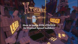 Hypixel Speed Builders - How to make GOOD STRATS!!!