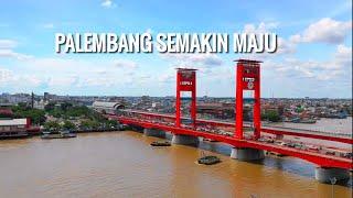 Palembang Semakin Maju ditahun 2020, Kota Tertua di Indonesia | Drone View Sumatra Selatan