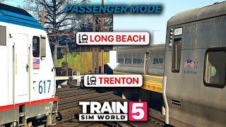 Train Sim World 5 - Long Passenger Mode in USA