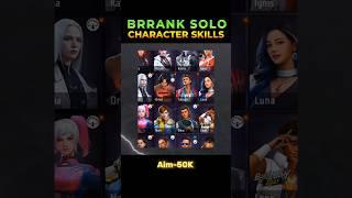 Brrank Solo Character Combination ||#shorts