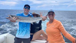 Stormy Day Trolling Mahi & King (and crimping tutorial for rigging DTX Minnow lures)