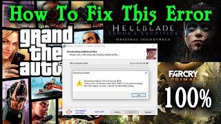 How To Fix | Fitgirl Repack Download Failed: File Not Found (404) | 100% Working