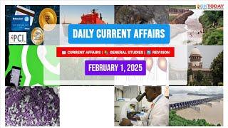 GKToday Current Affairs  1 February, 2025