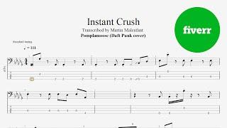 Pomplamoose - Instant Crush (bass tab)