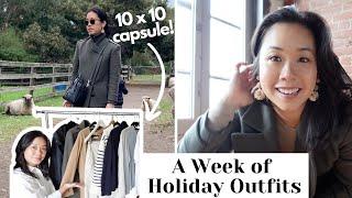 TRYING OUT THE CAPSULE CLOSET ON HOLIDAY | 10 x 10 Challenge in Melbourne | A Week in Outfits