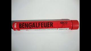 Nico Bengalfeuer Rot Blink/Strobo / Top Sound !