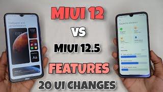 OFFICIAL - MIUI 12.5 Vs MIUI 12 Comparison | Features & Ui Changes 