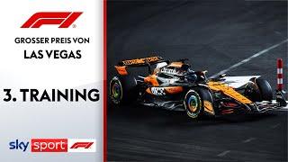 Rote Flagge beendet Training frühzeitig | 3. Freies Training | Großer Preis von Las Vegas | Formel 1