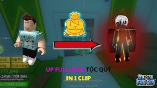 100 Ngày Tự Up Full Gear Tộc Quỷ Ở Sever Thường Cùng Người Lạ! #3 - BLOX FRUITS