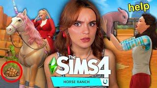 The Sims 4 horse ranch is a NIGHTMARE