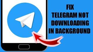 How to fix telegram not downloading in background problem (working) android