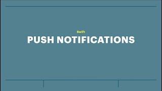 Занятие 21: Знакомство с Push Notifications