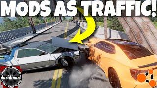 BeamNG Drive - How to use MODS as TRAFFIC!! How to play BeamNG Drive Tutorial