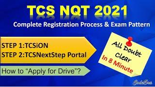 TCS NQT 2021 Complete Registration Process | Exam Pattern| How to Apply for Drive