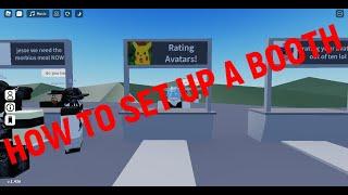 How To Set Up a Booth in "Rate my avatar" ROBLOX