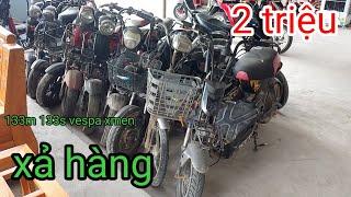 Xả lô hàng 133m 133s xmen vespa chỉ hơn 2 triệu | club xe điện