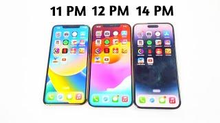 iPhone 11 Pro Max Vs iPhone 12 Pro Max Vs iPhone 14 Pro Max - SPEED TEST 2024