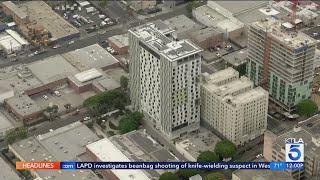 DTLA homeless housing tower cost $600K per unit to build