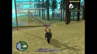 Играем в GTA San Andreas Multiplayer - Часть 3 (девка вылезающая из колодца)