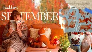 Hello, Cozy September ️ the coziest day preparing for fall