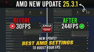 AMD Software Adrenalin 25.3.1 | AMD New Update 25.3.1 | Best AMD Settings For Gaming/Performance