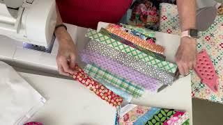 A perfect way to use up scraps! String quilts! PART ONE