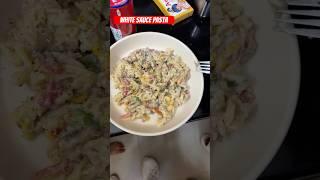 White sauce pasta in breakfast #love #shorts #ytshorts