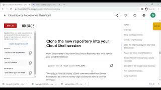 Cloud Source Repositories: Qwik Start | 100% score