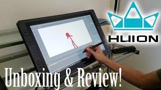 ALAN BECKER - Huion KAMVAS GT-221 Pro Unboxing & Review