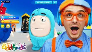 Blippi Plays More Obby Bods! | Oddbods on Roblox