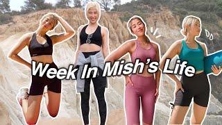 WEEK IN MISH'S LIFE (vlog) | What I Eat And How I Workout + Sustainable Activewear Haul | Mish Choi